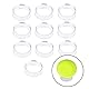 Perfeclan 10 Stück Acryl Transparent Display Ständer Ballhalter Acryl-Kugelständer Set für Golfball Baseball Kristallkugel Quarzglas Steinkugel Basis, 4.5 cm,Mittel