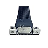 JMT M.2 NVMe M Key to Oculink 4i / SFF8612 Extension Cable PCIe4.0 X4 Gen3 4 Compatible with T10 / SAS-4 SFF-8612 (40cm) - Image 7