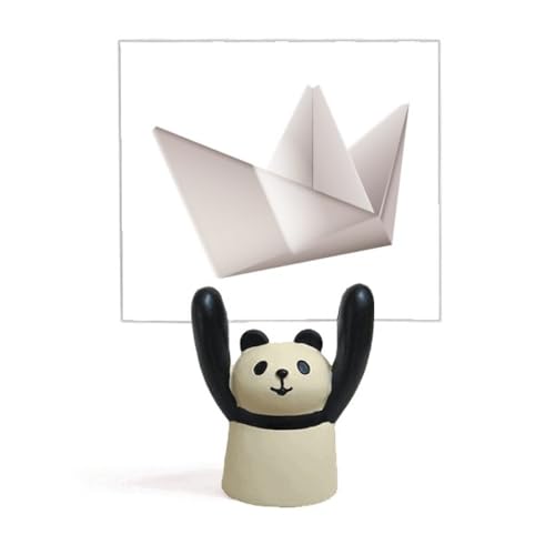 Porte-mémo bateau et panda animal pour décoration de bureau