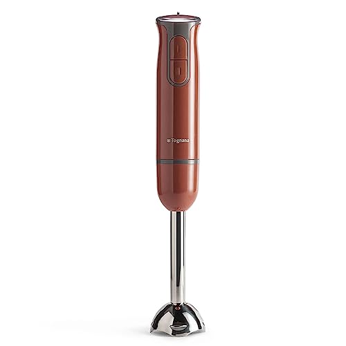 Tognana Iridea, frullatore a immersione con frusta sbattitore, bicchiere da 600 ml e tritatutto da 500 ml, rosso mela - Immagine 3