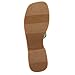 Sugar Women's Slip-On Platform Espadrille Sandals – Chunky Wedge Slide with Open Toe – Summer Outdoor Fashion Shoe, Remote - Green Canvas, Size 8