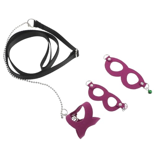 Hohopeti Sturdy Traction Rope Leash Pet Squirrel Leash Reptile Harness Sugar Glider Walking Random Style