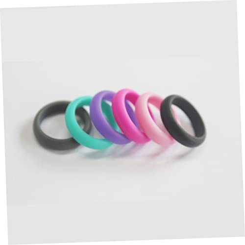 Anillas flexibles de silicona para mujeres para natación y ejercicio miniatura 4