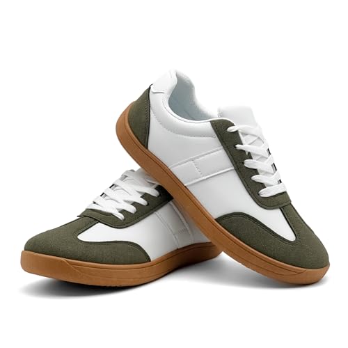 Women's Retro Low Top Sneakers Fashion Trainning Sneakers Casual Walking Shoes for Women/Men Gum Sole Walking Footwear Non Slip Trainers2