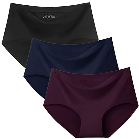Women Nylon Silk Seamless Everyday Panty Combo Set Girls and Women Innerwear Hipster Medium Waist Panties Random Multicolor (Pack of 3)-image-19