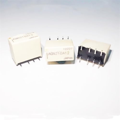 Relais électromécanique AGN210A12 8PIN commutateur de signal 10pcs