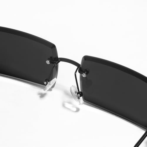 Image of SAM AND MARSHALL HARPER Eyeglass I Light Weight Frames I Rectangle Shape I Sheet Metal Frames I Prescription Friendly I Men & Women