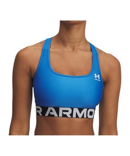 Under Armour Heatgear Authentics Mid Impact Sports Bra - Reggiseno sportivo da donna, M