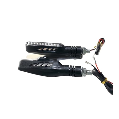 Clignotants de moto momt de remplacement universels noirs 2pcs