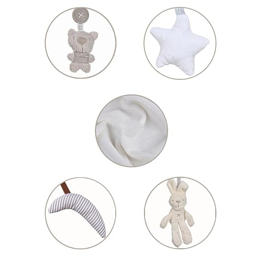 Jouet d'éveil mobile musical lapin, cadeau de naissance idéal - 7