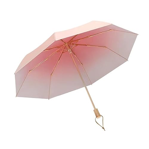 Parapluie coupe-vent double couche rose HLTYGWX pour adulte