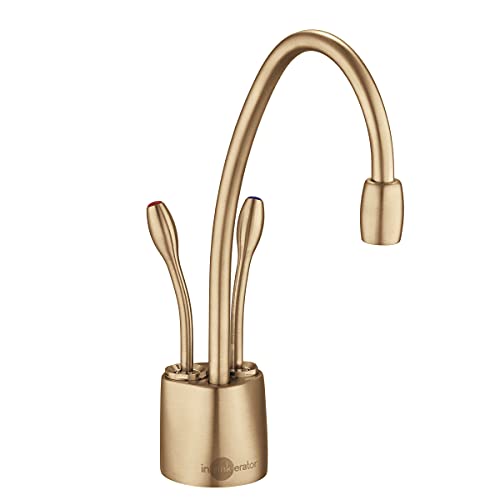 Image of InSinkErator F-HC1100-BB Indulge Hot and Cool Water Dispenser Faucet, Brushed Bronze
