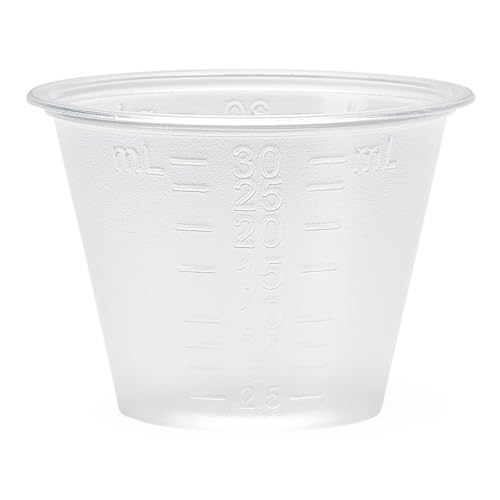 Graduated Plastic Medicine Cup, 30 mL, Graduated in Milliliters only,1,Each,DYND70000H