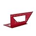 Produktbild Holzbearbeitung Linie zeichnen Gerät 45/90 ° Aluminium Präzision Winkel Spur Ecke Maschinist Quadrat Lineal Messung Zuhause Werkzeug (rot)
