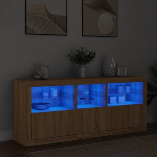 Librerias de Madera con Puertas de Cristal Marca AJJHUUKI