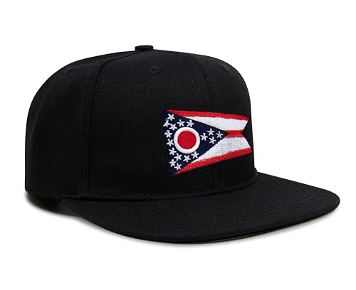 Image of International Tie State Hat for Men and Women, Adjustable Snapback Trucker Baseball Cap with Embroidered Patch