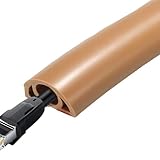 Cord Cover Floor | Flame-Retardant Soft PVC Extension Cord Covers for Floor - Self-Adhesive Safety Guard for Household Cable Management, Home Office or Outdoor Settings