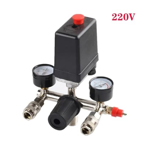 Interrupteur pression compresseur d'air régulateur vanne 4 ports 220V