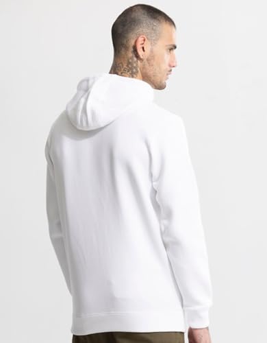 Image of Veirdo Cotton Poly Fleece Oversized Hooded Sweatshirt Baggy Fit Stylish Pocket Graphic Printed Hoodie for Men (Available in Sizes: S to 3XL)