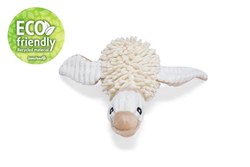 Beeztees Eco Ente Jago, Hundespielzeug, Fleece, 100% Recycled, Beige