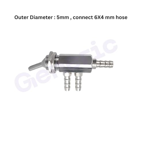 Image of Dental Water Exchange Switch 5MM - Copper Water Fountain Valve | Dental Chair Water Pressure Regulator | Replacement Chair Unit Accessory
