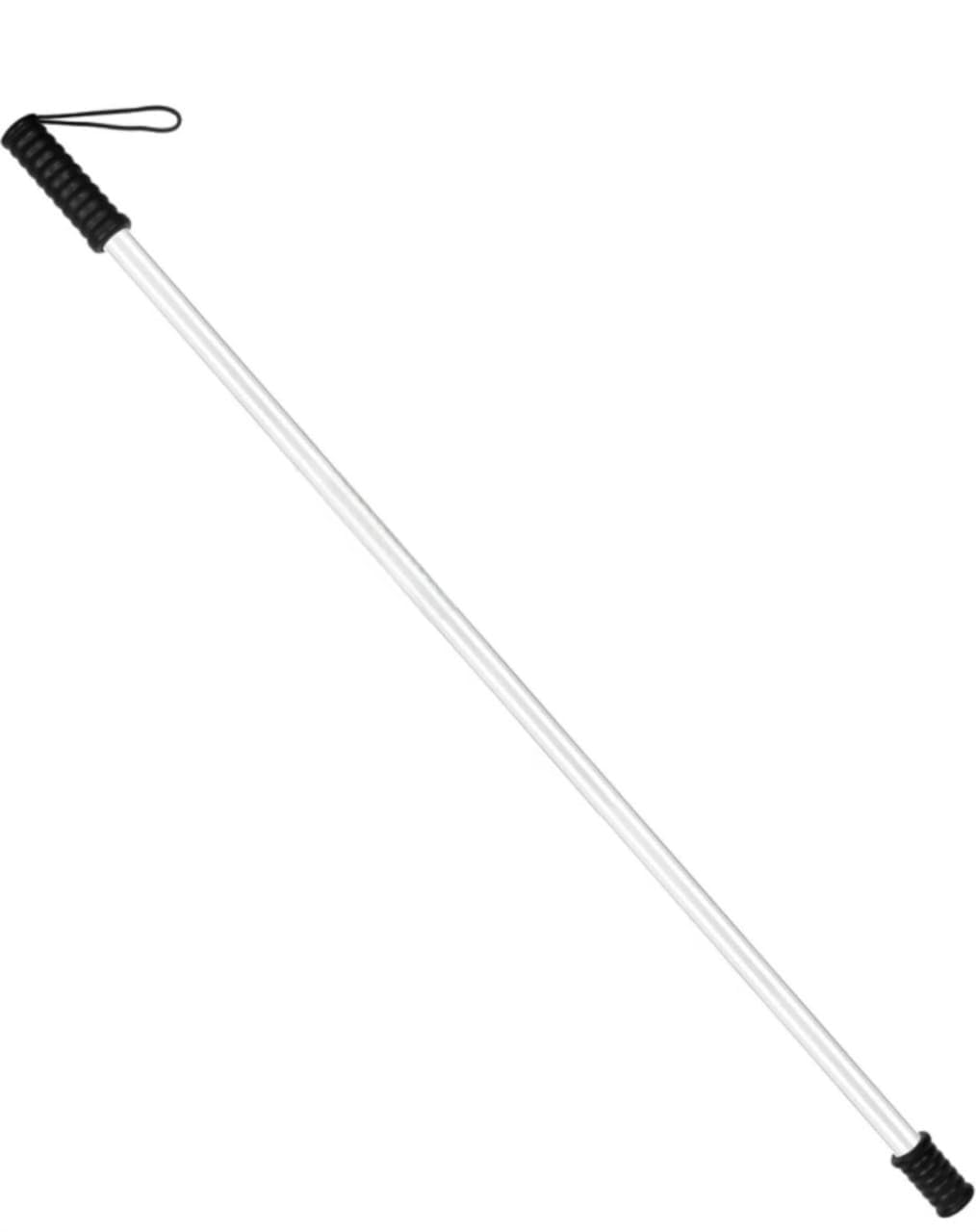 Daksh Creation Store Professional Training Baton, Transparent with Black Handle, 100cm Length, 4mm Wall Thickness, Ring Shaped Bottom Cap, 5-Inch Handgrip-image-49