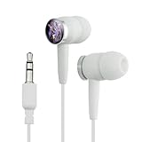 GRAPHICS & MORE Protectors of The Realm Dragon and Fairy Novelty in-Ear Earbud Headphones - White