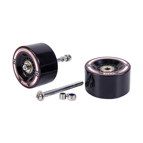Kit de rueda y eje de repuesto ENKI para caja de instrumentos musicales