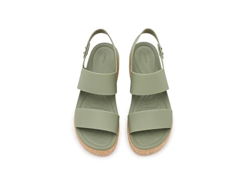 Image of Crocs Women's Brooklyn Cork Low Wedge