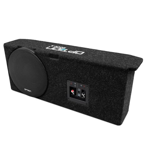 Option Rock-4 Subwoofer - Kompakter 20cm (8') Passiv-Subwoofer im geschlossenen Gehäuse, 120 Watt RMS, Gesamtimpedanz 2 Ohm