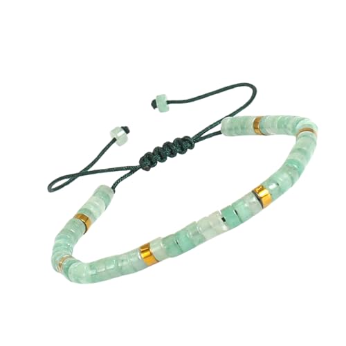 [Psdndeww] Pulsera de piedra natural encanto pulsera de cuentas pulsera paz y...