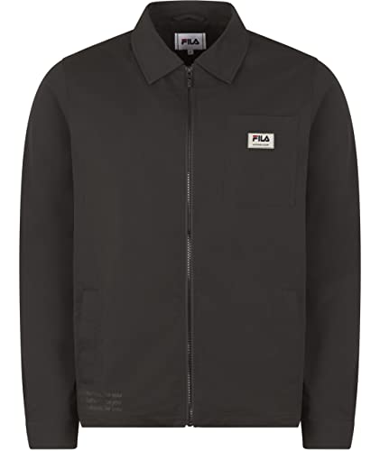 FILA Veste de Coach Termoli Homme - Blouson de Sport Confortable Noir