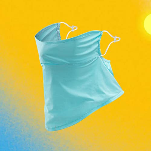 MERIGLARE Máscara de proteção solar máscara facial unissex portátil máscara de golfe pescoço perneir