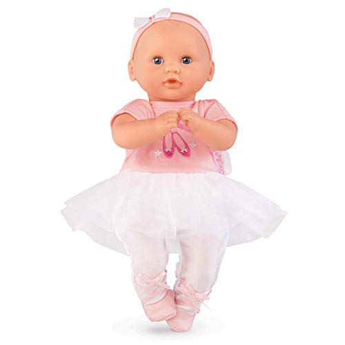 Corolle Mon Premier Bebe Calin Ballerina, Pink/White, 12"""