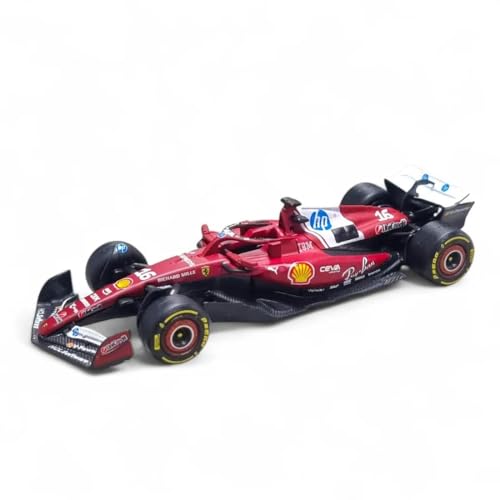 Image of Bburago 1 /64 Scale Scuderia Ferrari 2025 SF-25 Formula 1 Model #16 Charles Leclerc