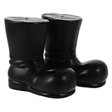 Décoration de essentielle : ces bottes de père noël sont un incontournable pour ceux qui cherchent à ajouter une touche de fantaisie à leur décoration de maison ou de fête, mini bottes de père noël, chaussures de poupée miniatures