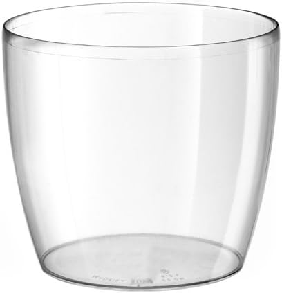 Teraplast 10446022 – Plant Pot, 22 x 20cm, Transparent
