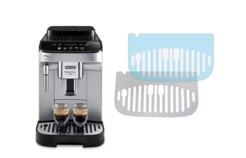 3 x Schutzfolie/Kratzschutz geeignet für DeLonghi Magnifica ECAM EVO 290.21 B/ 290.22 B / 290.31 SB/ 290.61 BW/ 290.81 TB/ 292.33SB/ 292.81 B/ 293.61 TB - Tassenablage - Tropfblech - Abstellblech Cover