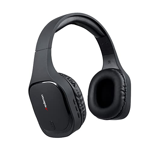 Audífonos, Electronics Redlemon Audífonos Bluetooth Inalámbricos High Definition Tipo Diadema, Batería de Larga Duración, Aislamiento de Ruido Externo, Cable Auxiliar 3.5mm para...