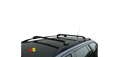autoSHOP Barre PORTATUTTO per Renegade Auto Portapacchi Viva 2 Standard per Auto (Nero)