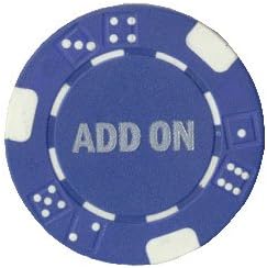 100 Tournament Blue ADD-ON Poker Chips