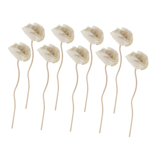 Difusor de aromas sin llama Unomor 9 piezas con flores secas
