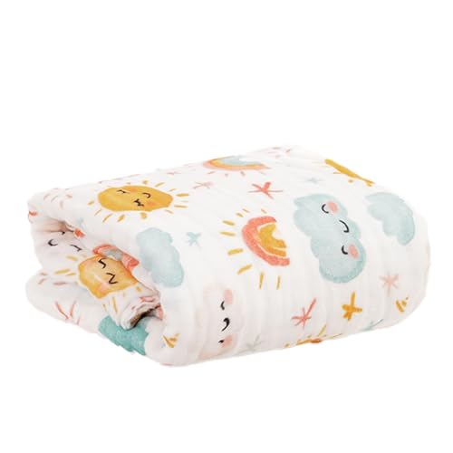 CoolaPeach Muslin Swaddle Blankets 6-Layer Cotton Baby Blankets for Boys & Girls 43