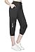 Always - Pantaloni da jogging da donna, con coulisse, morbidi e leggeri, con tasche in carne di maiale, Cjog8171fas / Nero, 3XL