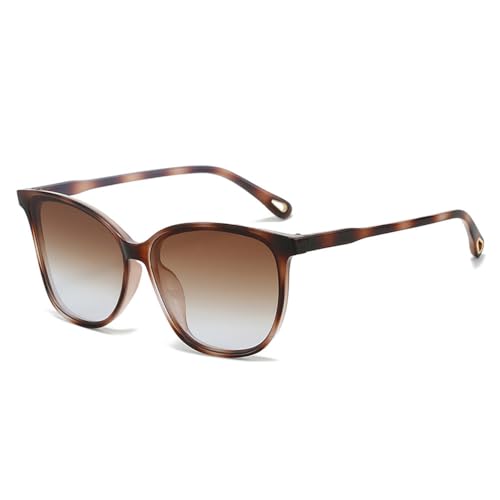 Lunettes de soleil miroir dégradés UV400 pour femme tendance