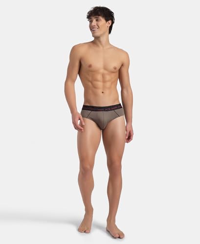 Image of Jockey US14 Men's Super Combed Cotton Solid Brief with Ultrasoft Waistband (Pack of 2)