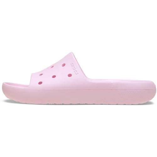 Crocs Unisex Adults Classic Slide v2, Pink Milk, 3 UK Men/4 UK Women - Image 7