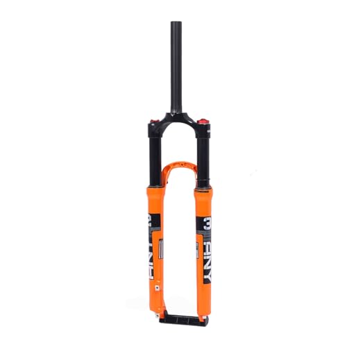 Fourche vtt 29 suspension air axe 15mm avec pivot conique et blocage orange