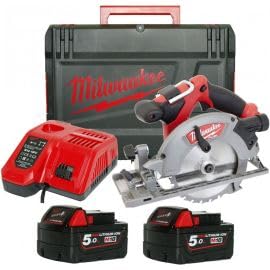 Milwaukee M18 CCS55-502X - Sega circolare, 5,5 cm, 5000 giri/min, 4,1 cm, 80,8 dB, 91,8 dB, 1,59 cm