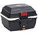 vidaXL Motorradkoffer Wasserdicht Top Case Motorrad Roller Rollerkoffer Helmkoffer Topcase Koffer Motorradtasche Schwarz 24L für 1 Helm